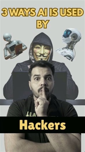3 Ways Hackers Use AI | Cybersecurity Threats Explained #cybersecurity #hackervlog #viral #trending