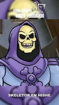 SKELETOR IN HISHE #hishe #heman #mastersoftheuniverse #greyskull #eternia #skeletor