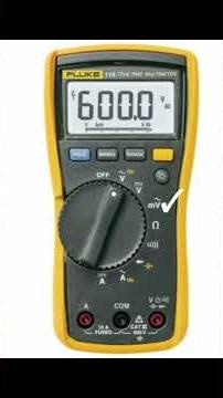 Multimeter Explained Step by Step #Multimeter#ElectricalBasics #DigitalMultimeter#Electrician#shorts