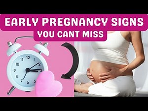 EARLY Pregnancy Symptoms in Week 1 and 2