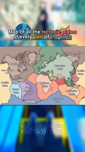 Complete Map of Earth's Tectonic Plates