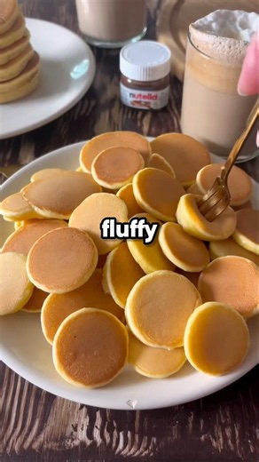 Mini Pancakes That Are Actually Fluffy #pancake