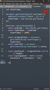 Typing Speed Tester | HTML CSS JavaScript #html #css #javascript #website #websitedesign #websitedevelopment #webdevelopmentservices #webdevelopmentcompany | Learning Axis