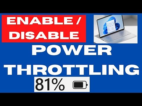 Manage Power Throttling in Windows 11 / 10
