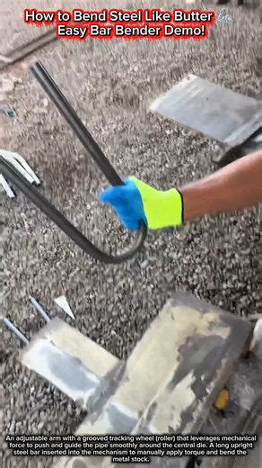 How to Bend Steel Like Butter 🦾 Easy Bar Bender Demo!