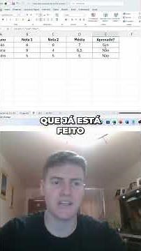 Função SE no Excel: Aprenda a Usar Passo a Passo #shorts