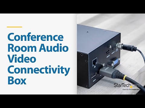 Conference Room A/V Connectivity Box | StarTech.com