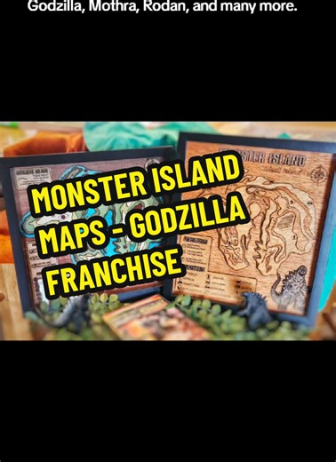 One year ago today we premiered our Monster Island map from the Godzilla franchise. 🦖🗺️ Still one of our favorite pieces we’ve ever designed, and full of deep dive lore history. Kaiju fans, did you spot your favorite monster on here? #Godzilla #Kaiju #MonsterIsland #GodzillaFans #KaijuTok