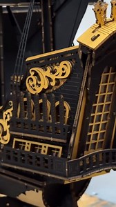 🌊✨ Set Sail on a Journey of Craftsmanship Build the majestic Seahorse Barque — a stunning 3D wooden ship puzzle that brings the romance of the sea to your fingertips. No glue, no hassle — just pure creative adventure. | ROKR