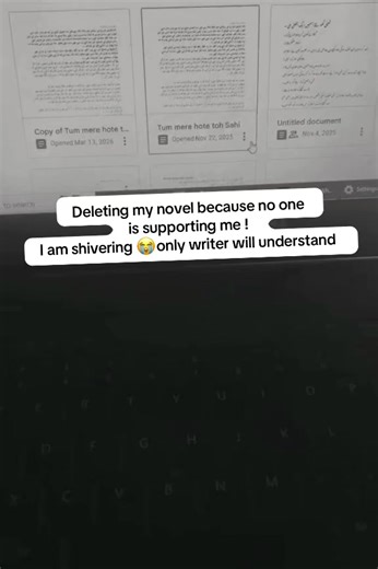 Author Deletes Novel Due to Lack of Support