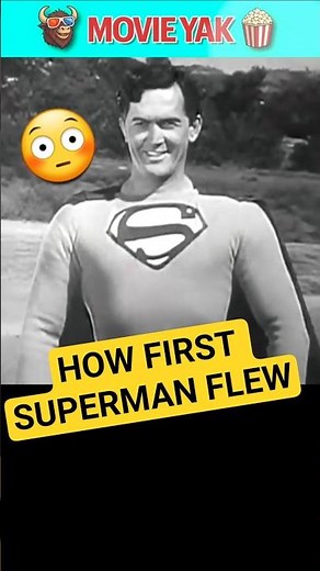 How they made SUPERMAN fly in 1948 #superman #behindthescenes #shorts