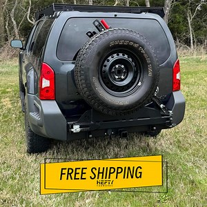 2005 - 2015 Nissan Xterra Rear Bumper Steel - with Swing Arm