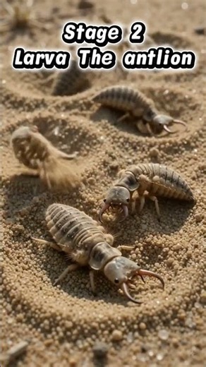 Antlion Life Cycle: From Tiny Egg to Deadly Predator! 🐜‪@TinySurvivors99‬