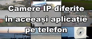 Diferentes cámaras IP en una aplicación de Android incluso de diferentes fabricantes.