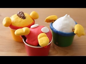 How to make Butt Cupcakes 【Disney Characters】