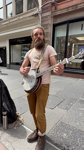Blue Ridge Blues . . . . By John Fogerty and sung by Edwin Alves Do Nascimento #johnfogerty #banjo #americantraditionalmusic #bluegrass #traditionalmusic #rootsmusic #americanmusic #americansongbook #music #buskers #buskersofglasgow #glasgowmusicscene #scotlandmusicscene #glasgow #scotland | BuskersofGlasgow