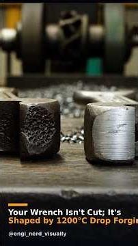 Your Wrench Isn't Cut; It's Shaped by 1200°C Drop Forging