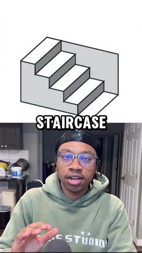 The BEST Optical Illusion | Stairs #shorts