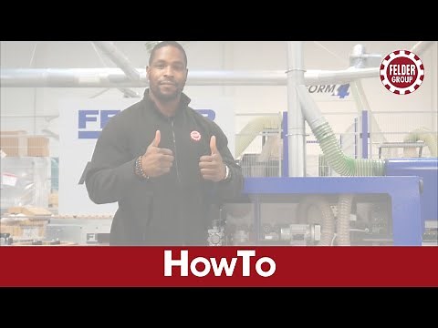 How To - Clean the gluepot on a Felder G Series edgebander | Felder Group