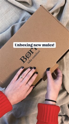 We beg you to try our new Meg 🙏 This new loafer mile is crafted in soft suede, artisan details, and slip-on ease. #newshoes #unboxing #mulesshoes | Born Shoes