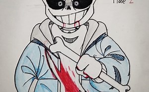 ［ut手绘/垃圾技术］Undertale Last Breath Plase 2/The Slaughter Continues（屠杀仍在继续）