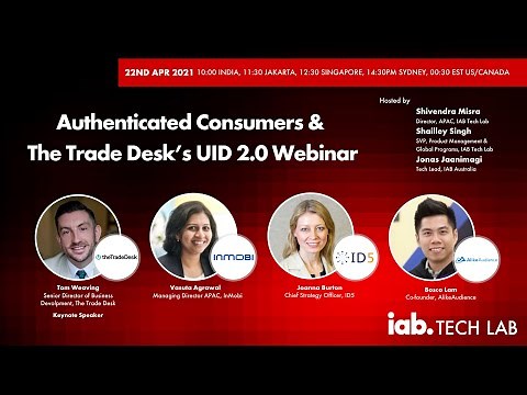 Authenticated Consumers & The Trade Desk’s UID 2.0 Webinar
