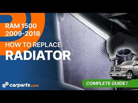 How to replace the Radiator 2009-2018 Dodge RAM 1500 🌡️