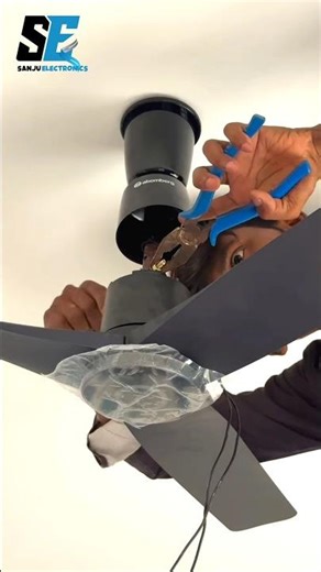 atomberg fan fitting #shorts #ytshorts #fans #bldcfan