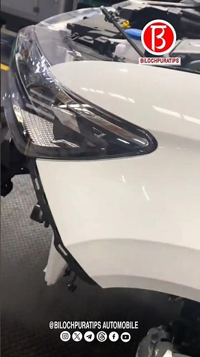 Jetta assembly process headlight installation