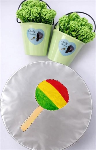 Drawing a Perfect Color Lollipop 🍭 | Oddly Satisfying ASMR