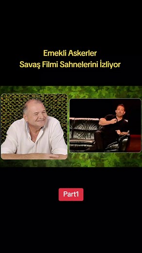 Emekli Askerler Savaş Sahnesi İzliyor