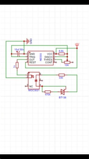 AC flash circuit using BT136 #electronicsprojects#scienceexperiment# #shorts #DIYProjects