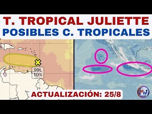 Tropical Storm Juliette and Invest 99L. Possible New Cyclones