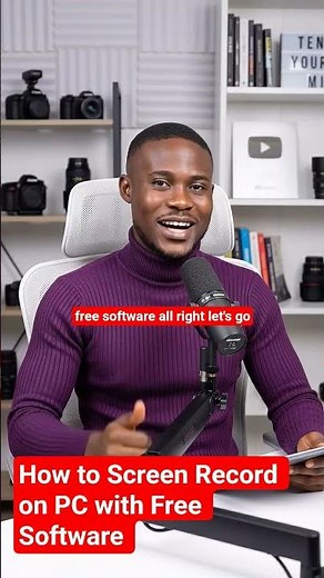 How to Screen Record on PC with free software.