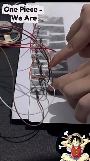 Piano kertas - We are (One Piece OP1) #arduinoproject #memes #videos #onepiece #viral #music #piano