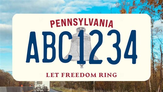 Let Freedom Ring: Pennsylvania's new license plate unveiled