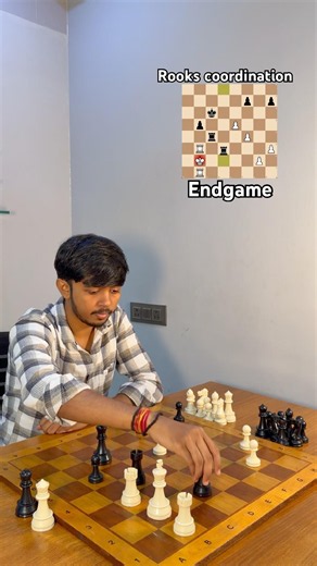 ♟️ Brilliant Rook Coordination Checkmate! ♜♜🔥