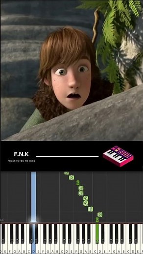 Test Drive - How to Train Your Dragon - Piano Tutorial #piano #pianotutorial #howtotrainyourdragon