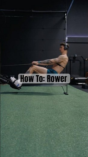 How To Properly Use The Rower. #beginnerfitness