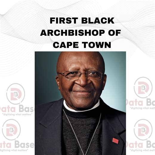Before him, the position was reserved for a few. In 1986, Desmond Mpilo Tutu changed history by becoming the first Black Archbishop of Cape Town — and used that platform to challenge apartheid and injustice. #DesmondTutu #desmondtutu #southafrican #reconciliation #recounciliation #capetown #Archbishop #archbishop #johanessburg | DataBase