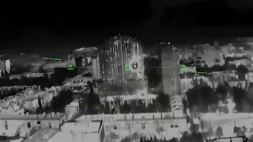 Now we know. We originally had this as an apartment and possible struck by diverted drone due EW after the first strike, but then we saw repeated strikes on the same area so we knew something was up.