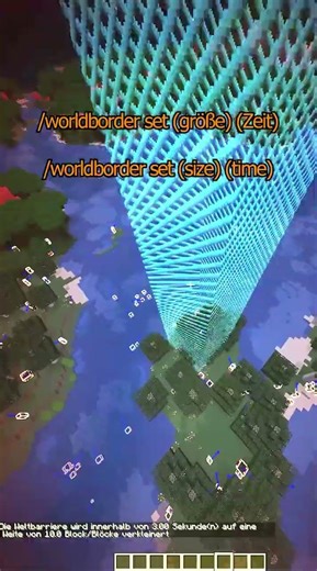 Worldborder Übergang mit bestimmter Zeitangabe #minecraft #minecraftcommand