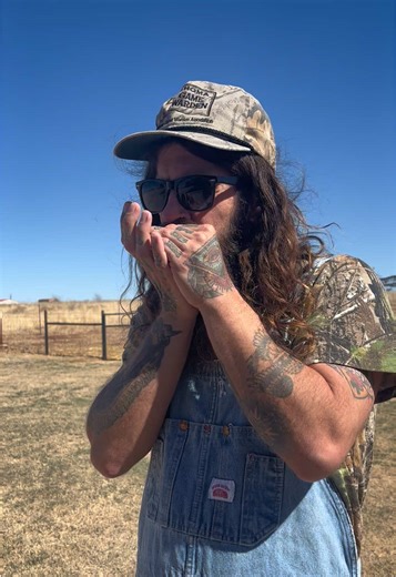 Little French harp for the animals @MORNING STAR SOUND RANCH #harmonica #ranch #studio #farm #music