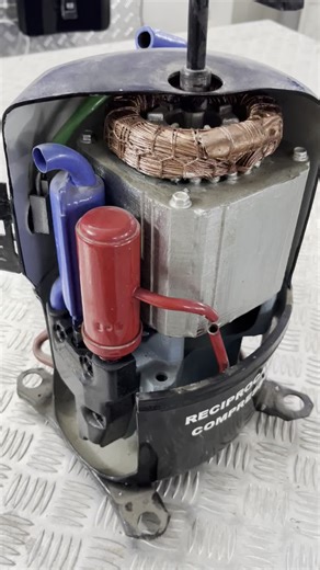 Technical Support on Instagram: "Reciprocating Compressor Cut Section #reciprocating #compressor"