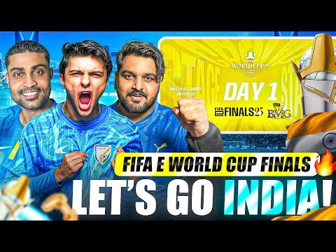 FIFA.e World Cup E-Football Finals Day-2 Live From Riyadh-Watch Party| Come Let's Cheer For India🇮🇳