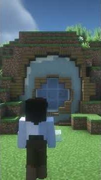 Minecraft Hobbit Hole Build!🌿✨ #cottagecore #minecraftbuilding #minecrafttutorial