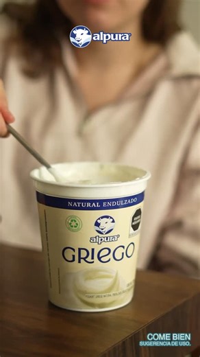 alpura® Oficial on Instagram: "¡Prueba el nuevo Yoghurt Griego alpura®! Un griego bien hecho que te acompaña con su cremosidad y proteína en tus actividades. ⏰"