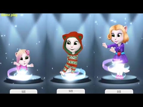 My Talking Angela LEVEL 233 Vs LEVEL 238 Vs LEVEL 258 Gameplay