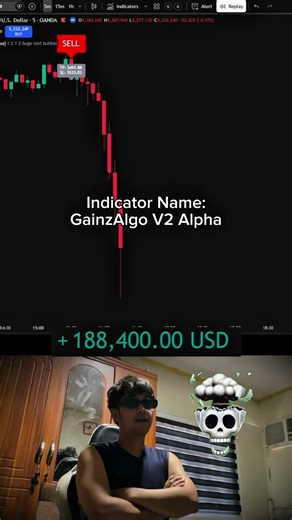 I always use GainzAlgo V2 Alpha indicator 📈 #tradingview #crypto #forex #stocks