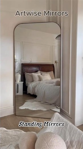 LED Standing Mirror With Backlight | Full Length Floor Mirror | Modern Home & Bedroom Decor 2026